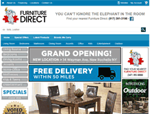 Tablet Screenshot of furnituredirect411.com